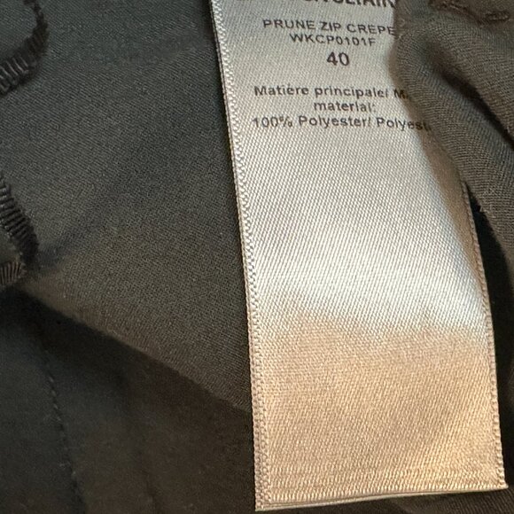 Zadig & Voltaire Women's Black Straight Pants Size 40 In Great Shape! - Picture 4 of 6